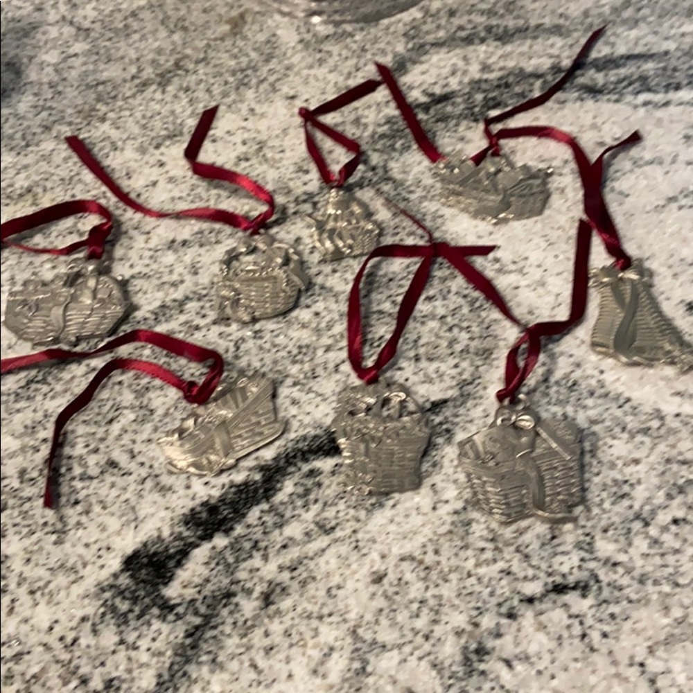 Lot of Longaberger Christmas ornaments